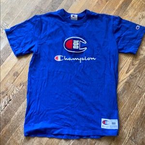 Blue champion t-shirt